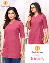 Krisha By Tunic House Viscous Rayon Chikankari Kurta Wholesale In India